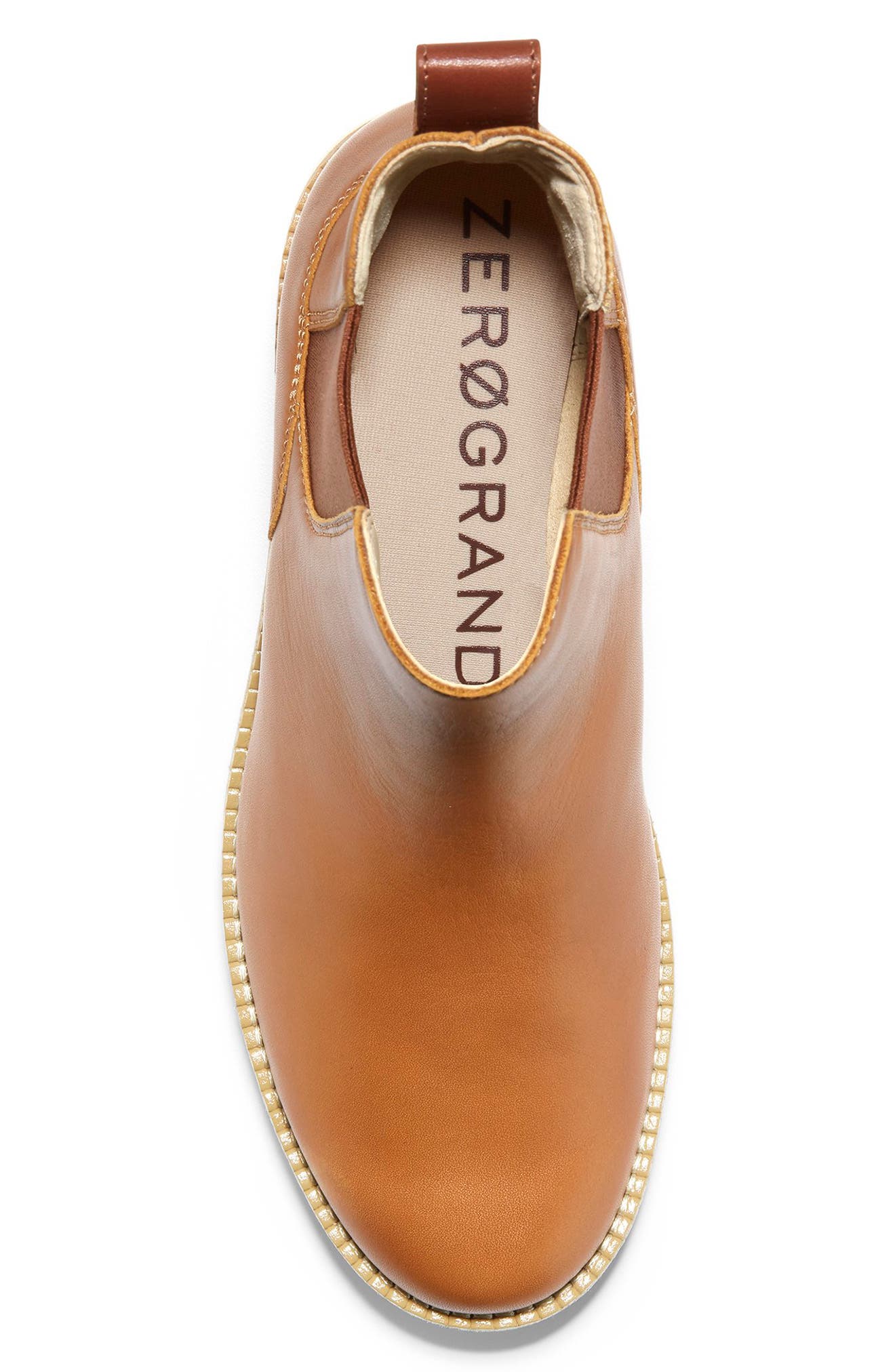 Cole Haan ZeroGrand Waterproof City Wedge Bootie, Alternate, color, British Tan Leather
