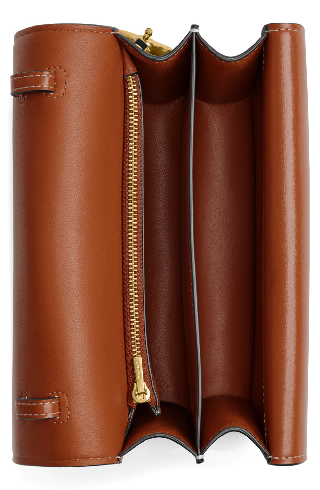 COACH Idol Luxe Refined Calf Leather Shoulder Bag, Alternate, color, 