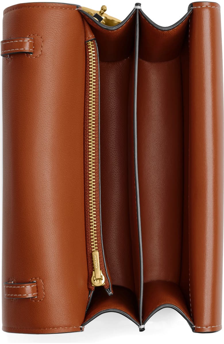 COACH Idol Luxe Refined Calf Leather Shoulder Bag, Alternate, color,