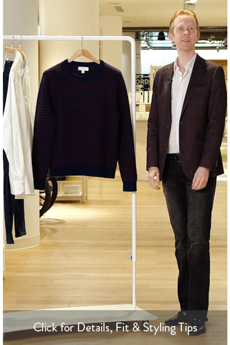 Stripe Cashmere Sweater video
