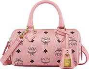 MCM Mini Ella Boston Bag in Visetos
