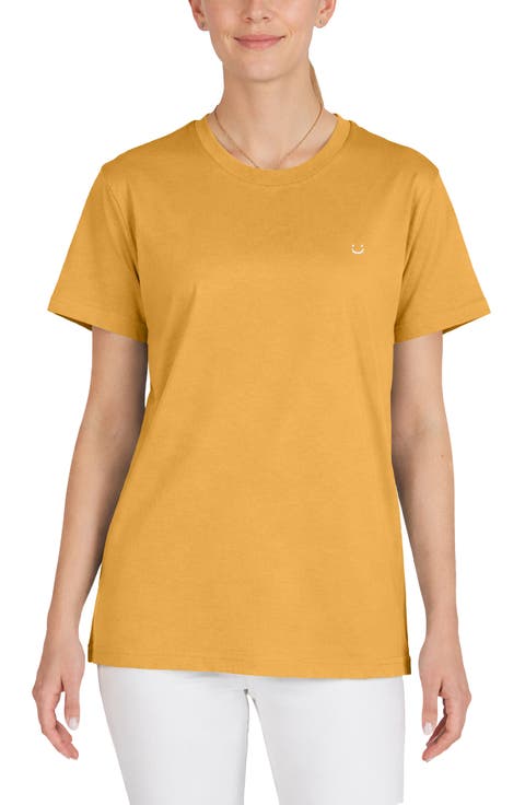 Womens Lil Smile Jersey Relaxed Tee