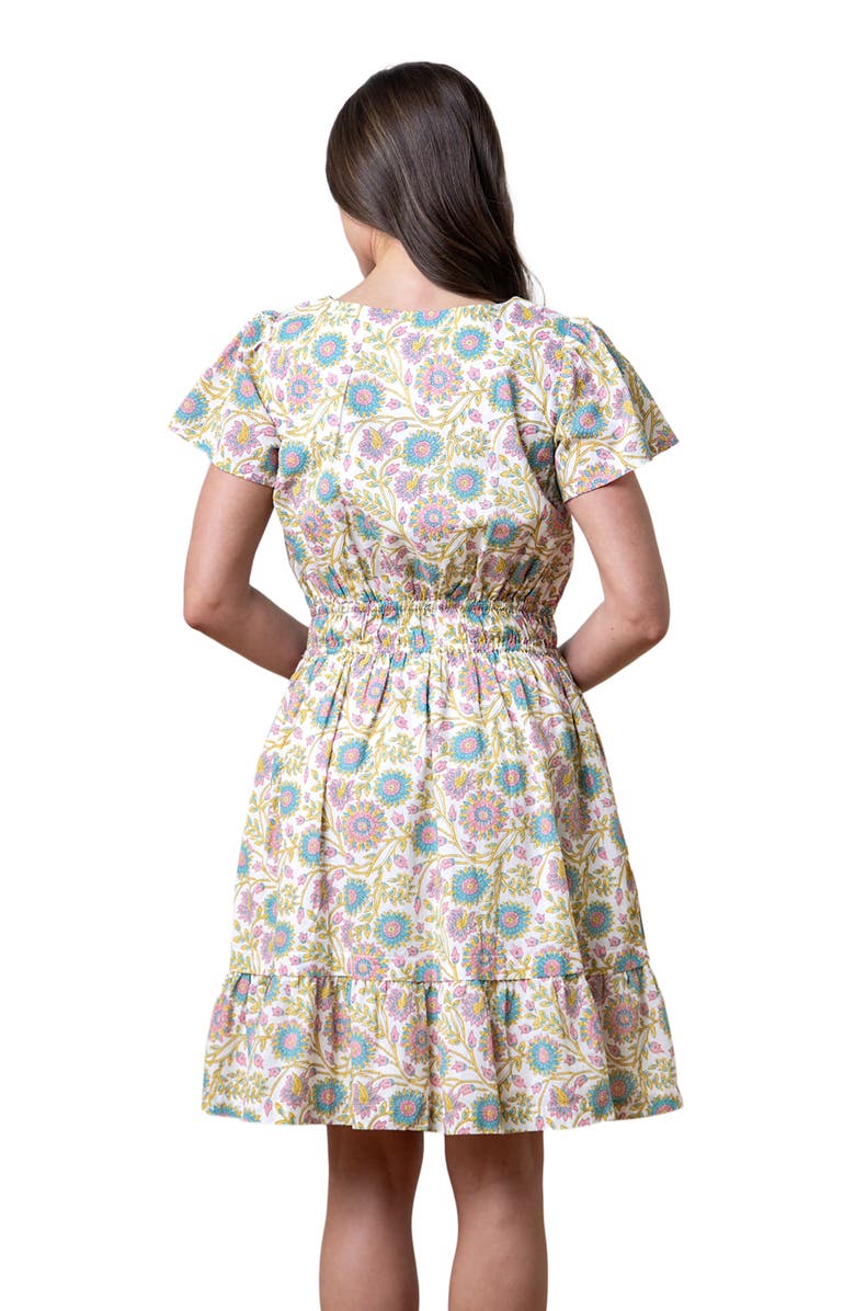 Hope & Henry Women's Organic Split Neck Tiered Dress, Alternate, color, 