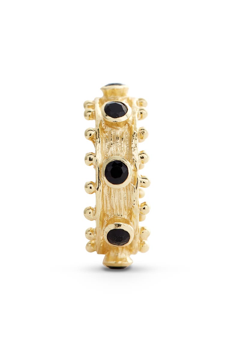 Etruscan Band Ring, Alternate, color, BLACK ONYX
