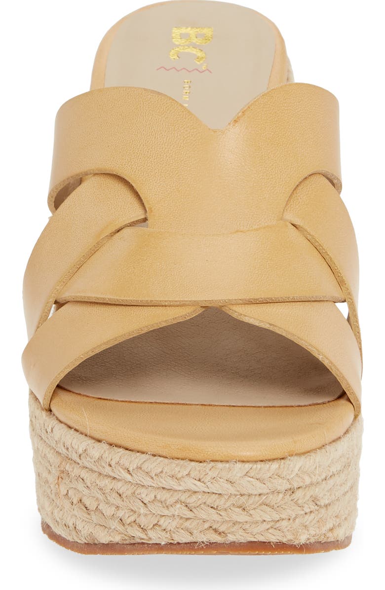 BC Footwear Eden Vegan Espadrille Wedge, Alternate, color,