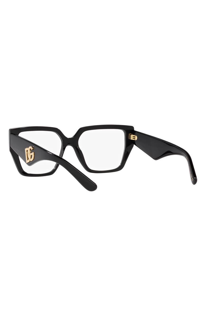 Dolce&Gabbana 55mm Square Optical Glasses, Alternate, color, 