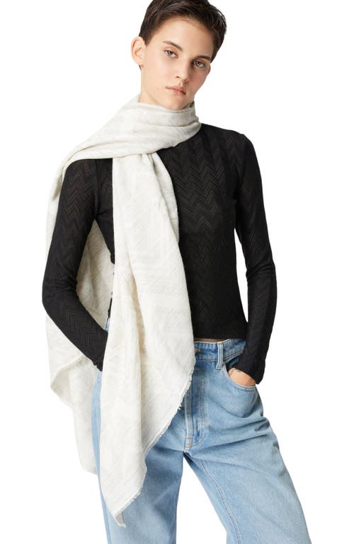 Missoni Stole In Cotton Blend Zig Zag Lamé