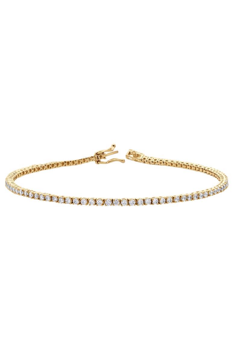 Orelia 2 Ct 14K Gold Diamond Tennis Bracelet, Main, color, 14K Yellow Gold