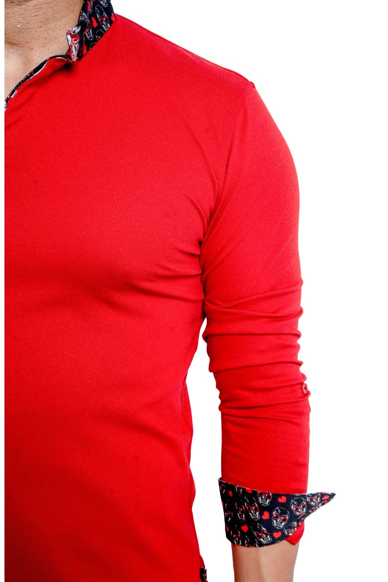 Newton Dog Love Polo, Alternate, color, RED