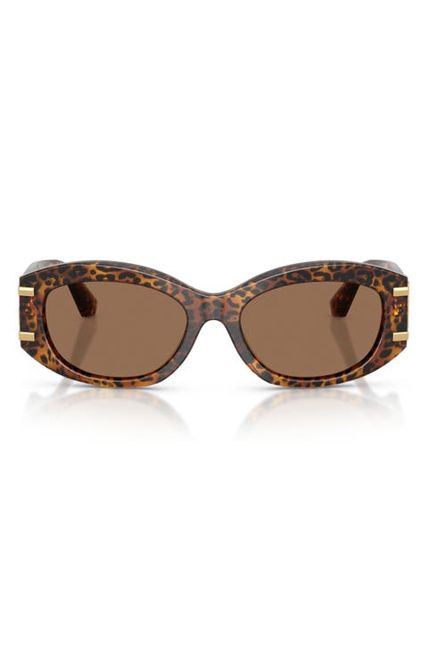 55mm Oval Sunglasses