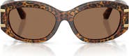 Dolce&Gabbana 55mm Oval Sunglasses
