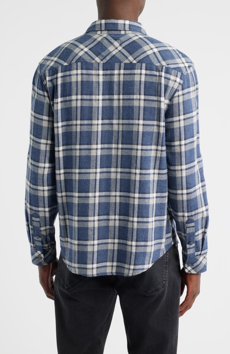 Rails Lennox Plaid Flannel Button-Up Shirt, Alternate, color, Nocturne Shimmer