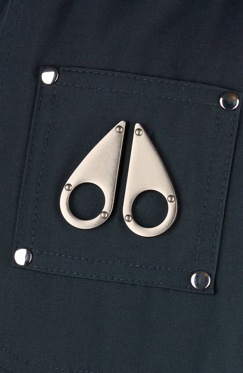 Moose Knuckles Kids' 600 Fill Power Down Bomber Jacket, Alternate, color, Navy - 833