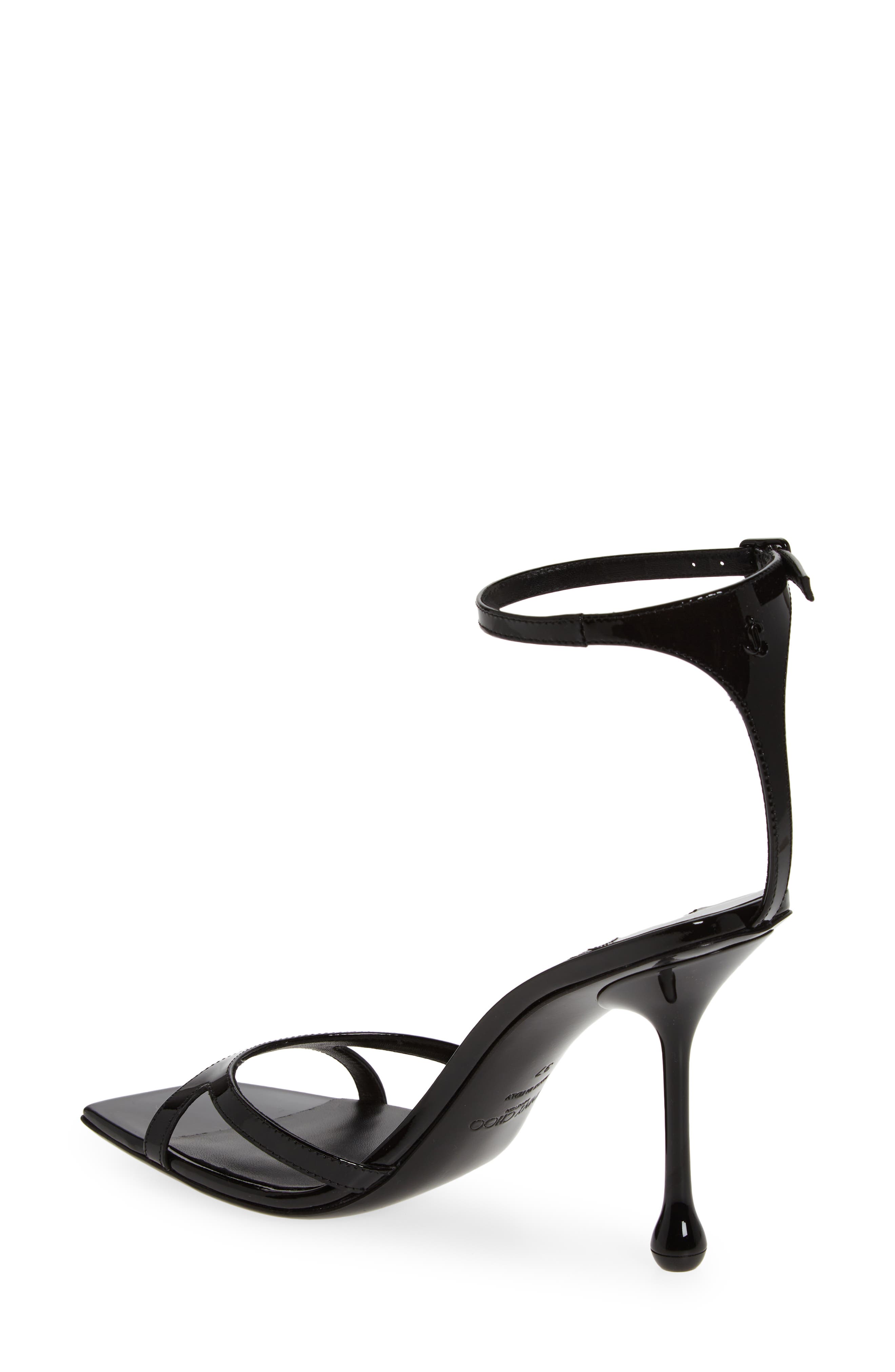 Ixia Ankle Strap Sandal, Alternate, color, BLACK