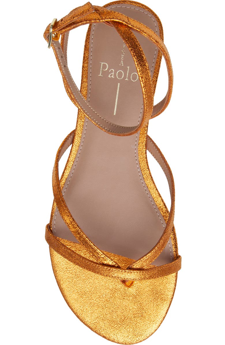 Linea Paolo Luz Ankle Strap Sandal, Alternate, color, Orange