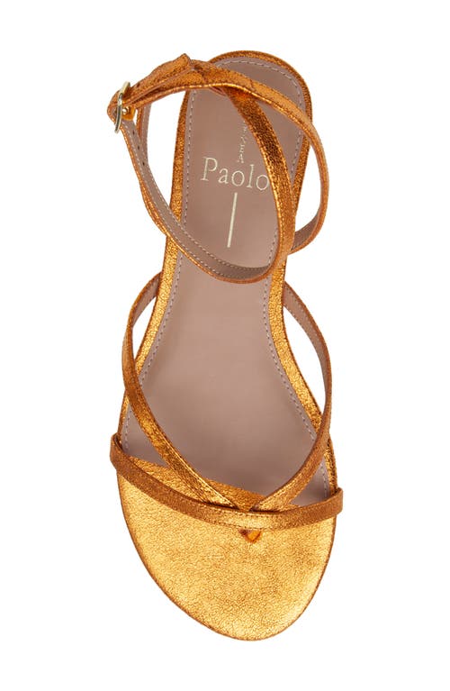 Shop Linea Paolo Luz Ankle Strap Sandal In Orange