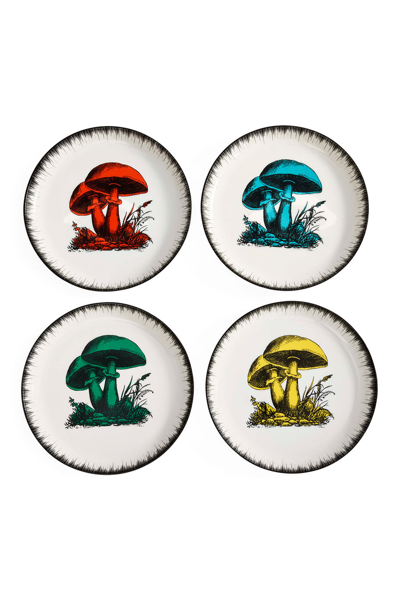 Botanist Canapé Plate Set, Main, color, Multicolor