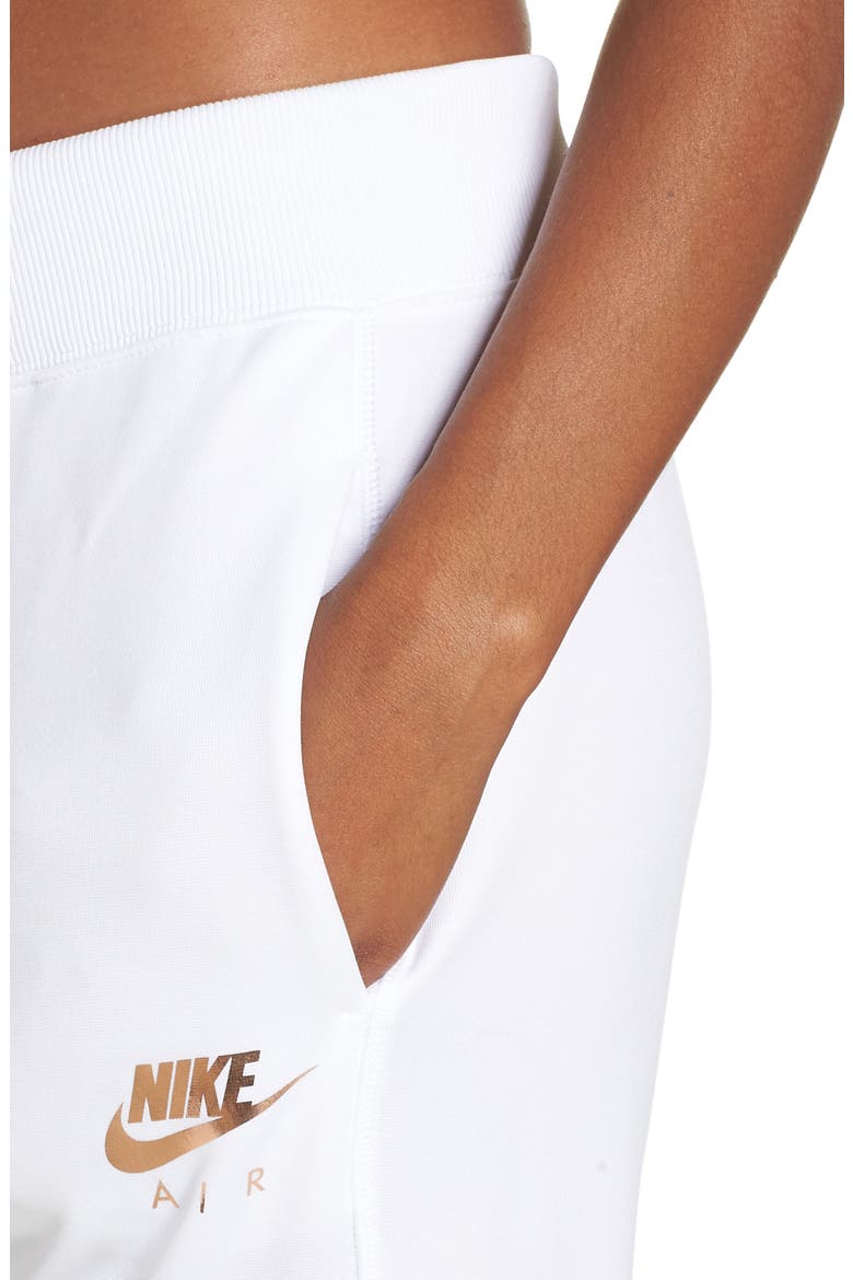 Sportswear Air Jogger Pants, Alternate, color, WHITE/ ROSE GOLD/ BLACK