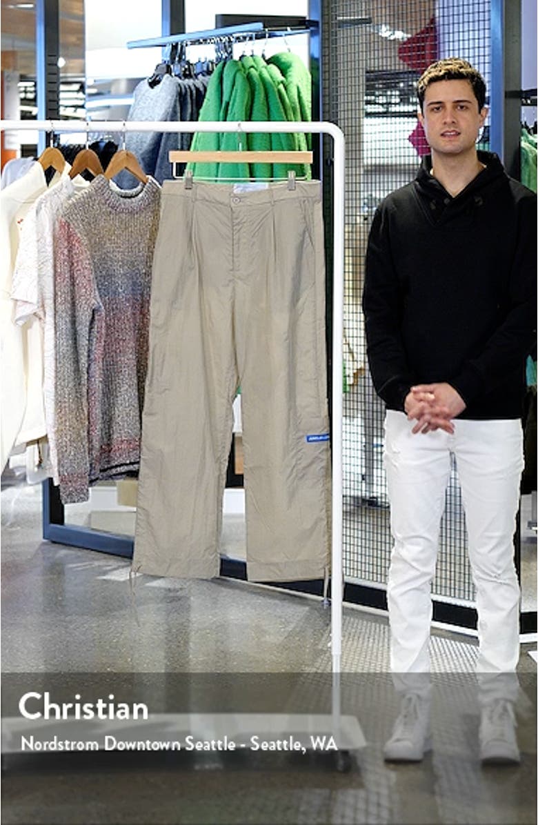 Pleated Nylon Pants, sales video thumbnail