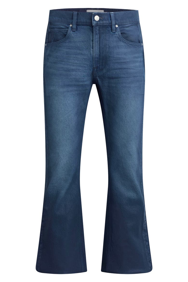 Walker Track Flare Jeans, Alternate, color, COATED NAVY