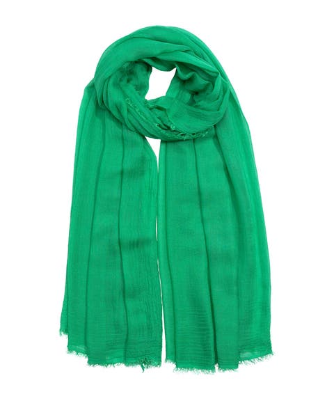 Essential Modal-Silk Blend Crinkle Wrap