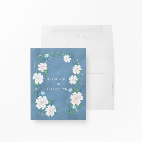 Thank You Greeting Cards "Thank You For Everything"
