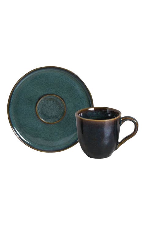 Coffee Cup & Saucer Set of 6