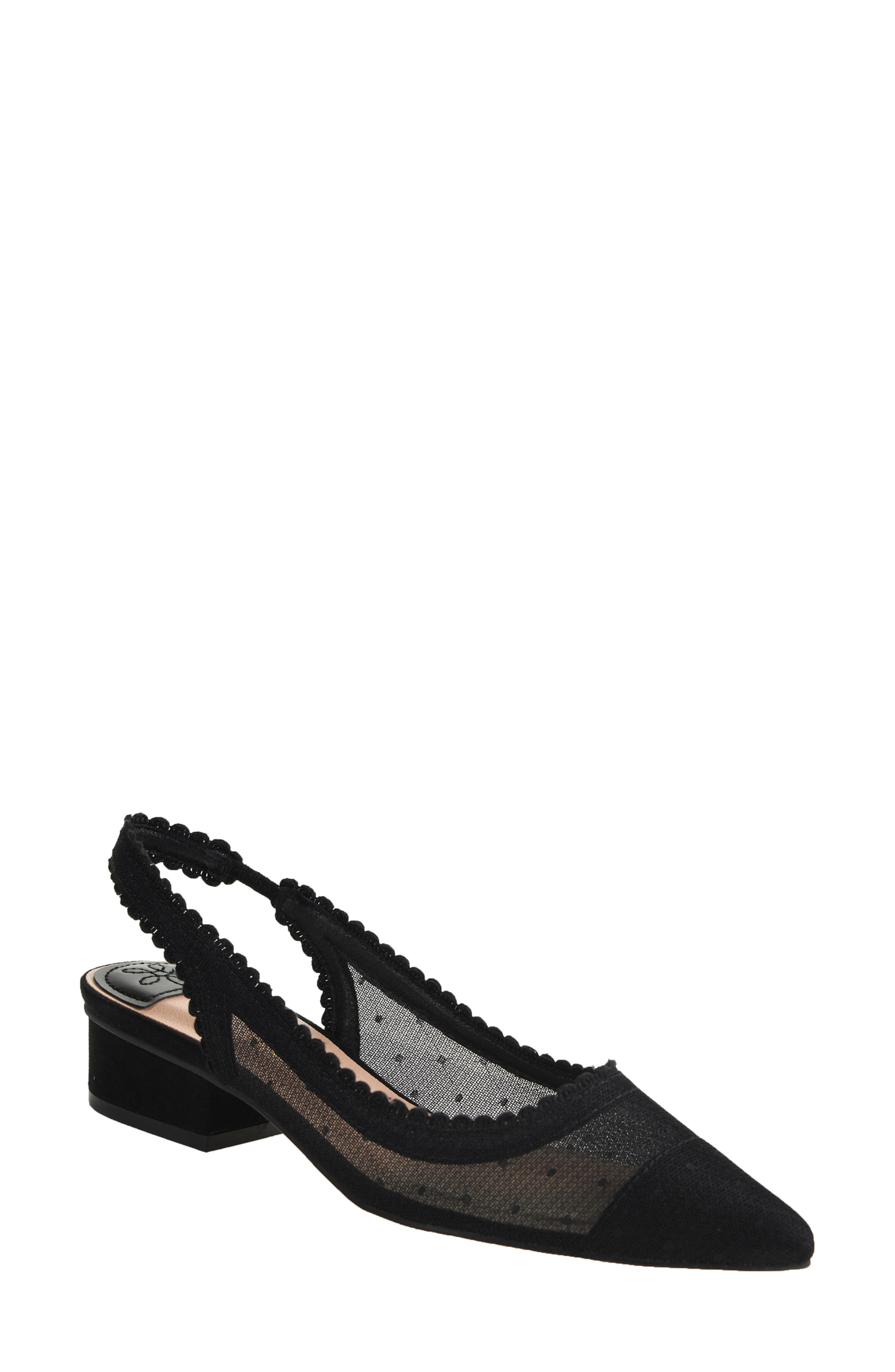 Chinese Laundry Mayberry Pointed Toe Slingback Pump, Main, color, Black