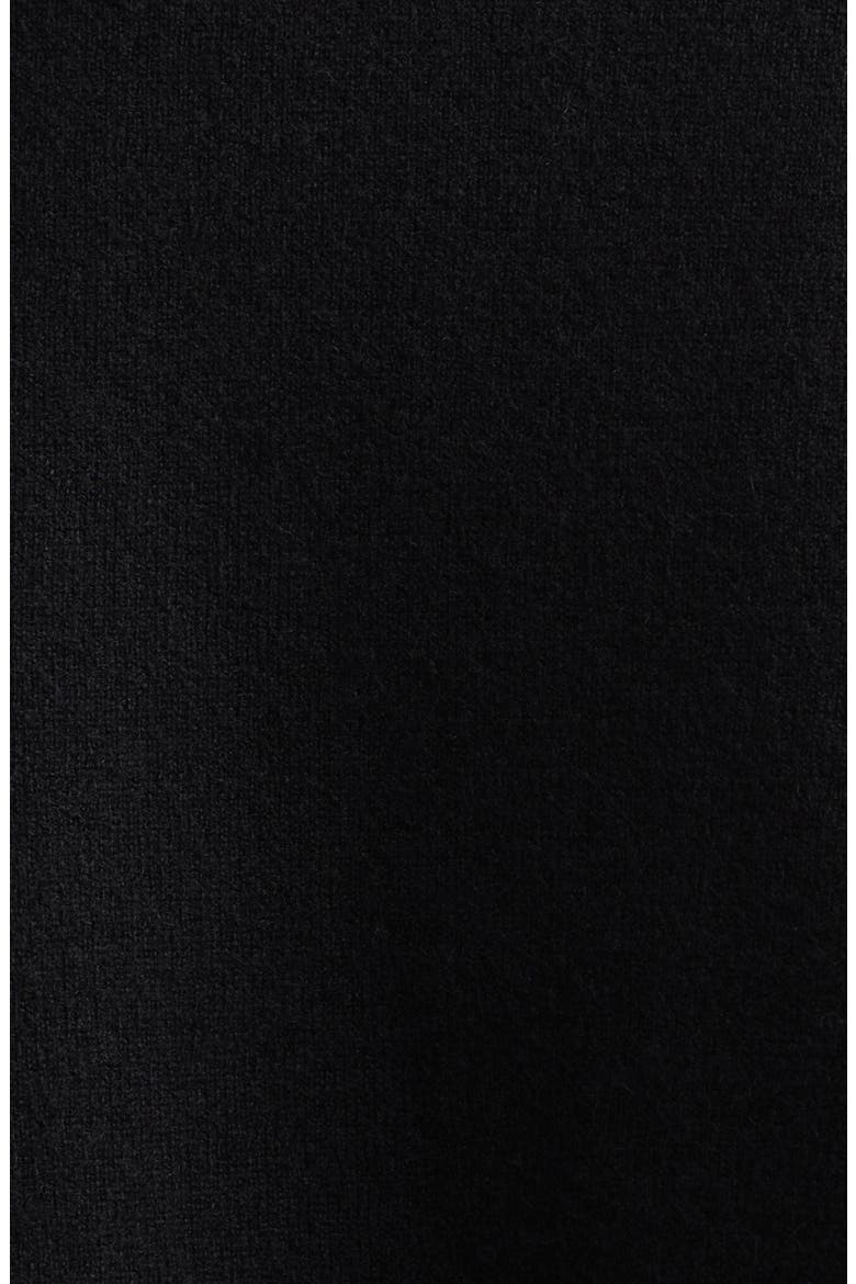 Lunan Cashmere Crewneck Sweater, Alternate, color, BLACK
