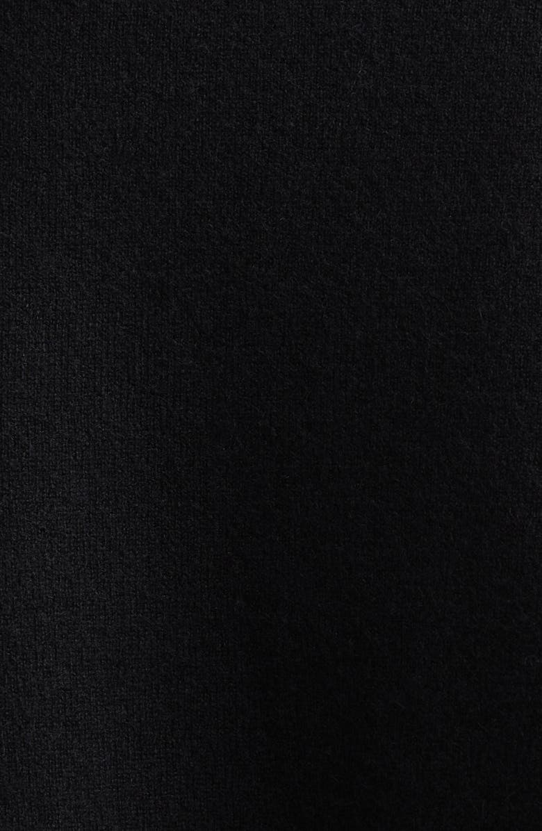 Johnstons of Elgin Lunan Cashmere Crewneck Sweater, Alternate, color, Black
