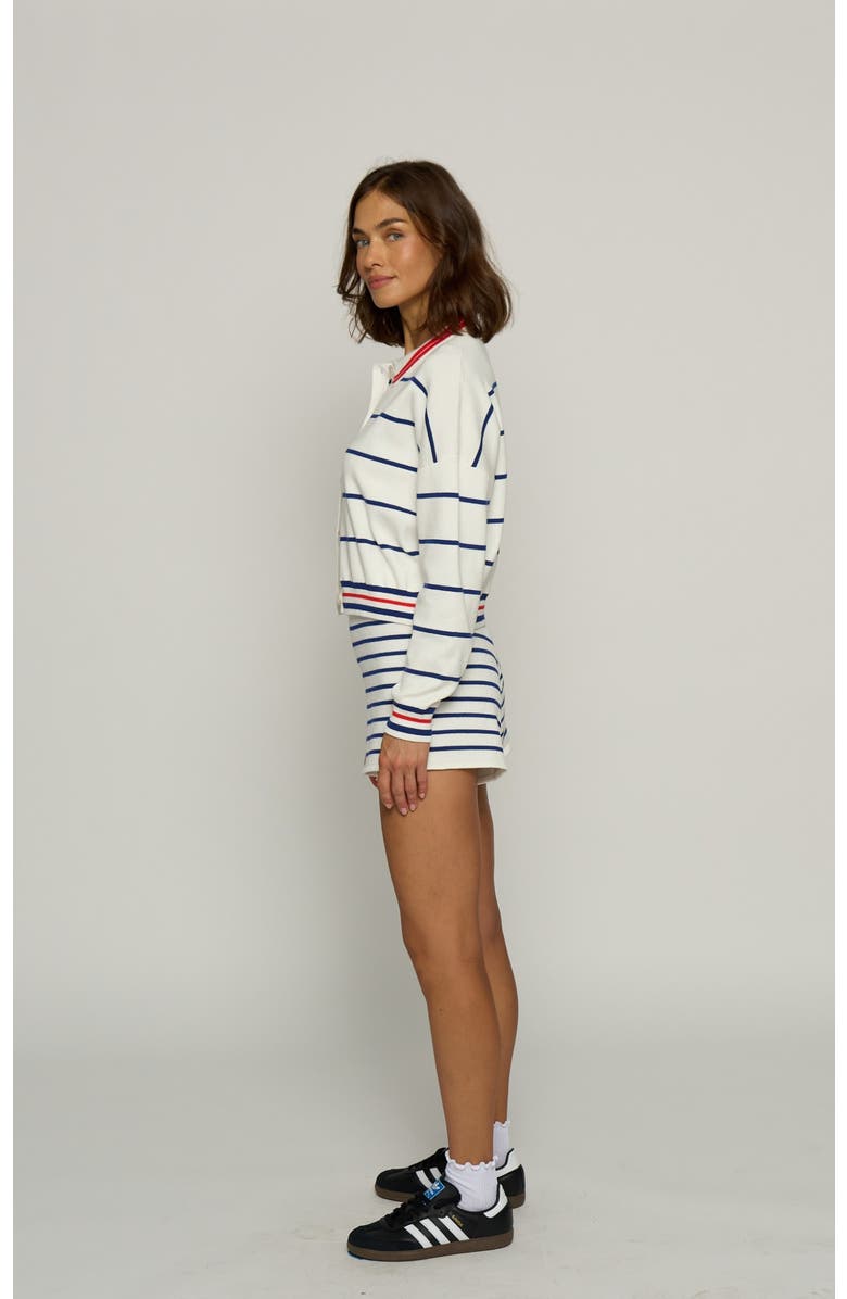 Central Park West Nautical Stripe Polo, Alternate, color,