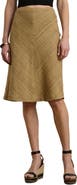 Lauren Ralph Lauren Herringbone Linen-Blend Tweed Skirt