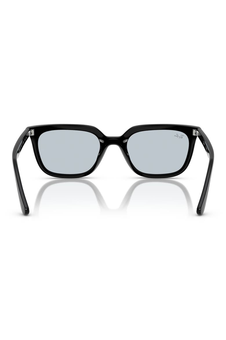 54mm Square Sunglasses, Alternate, color, BLACK
