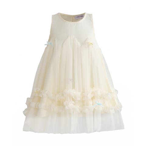 Genevieve Pleated Tulle Dress