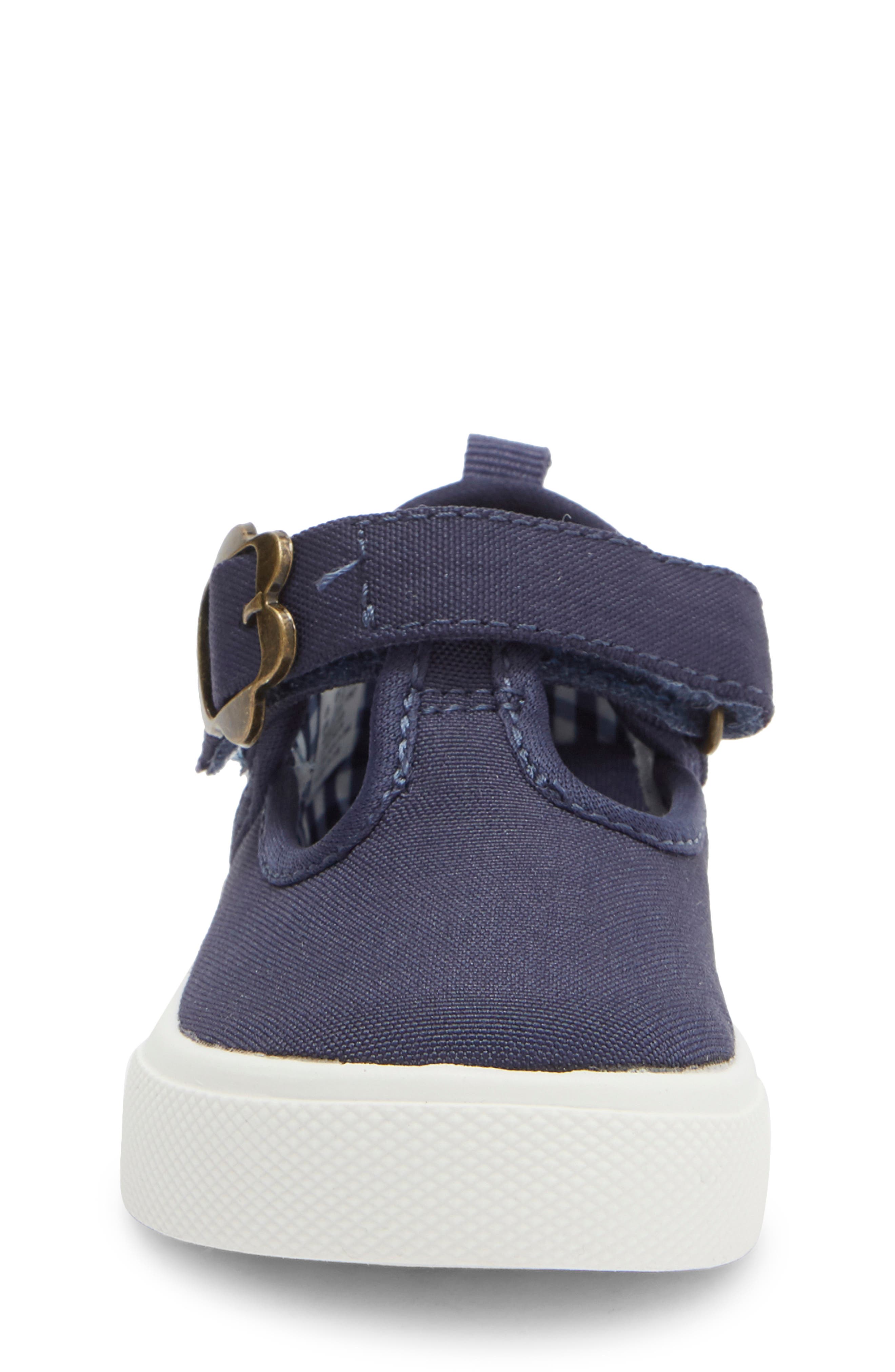 Stride Rite Kids' Gia Canvas Sneaker, Alternate, color, Navy