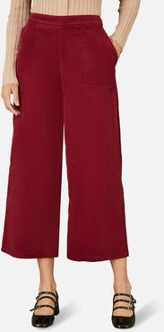 Yumi Cord Cropped Wide Leg Pants