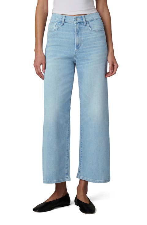 The Mia High Waist Ankle Wide Leg Jeans (Surreal)