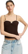 Cotton On Women's Bow Cotton Cami