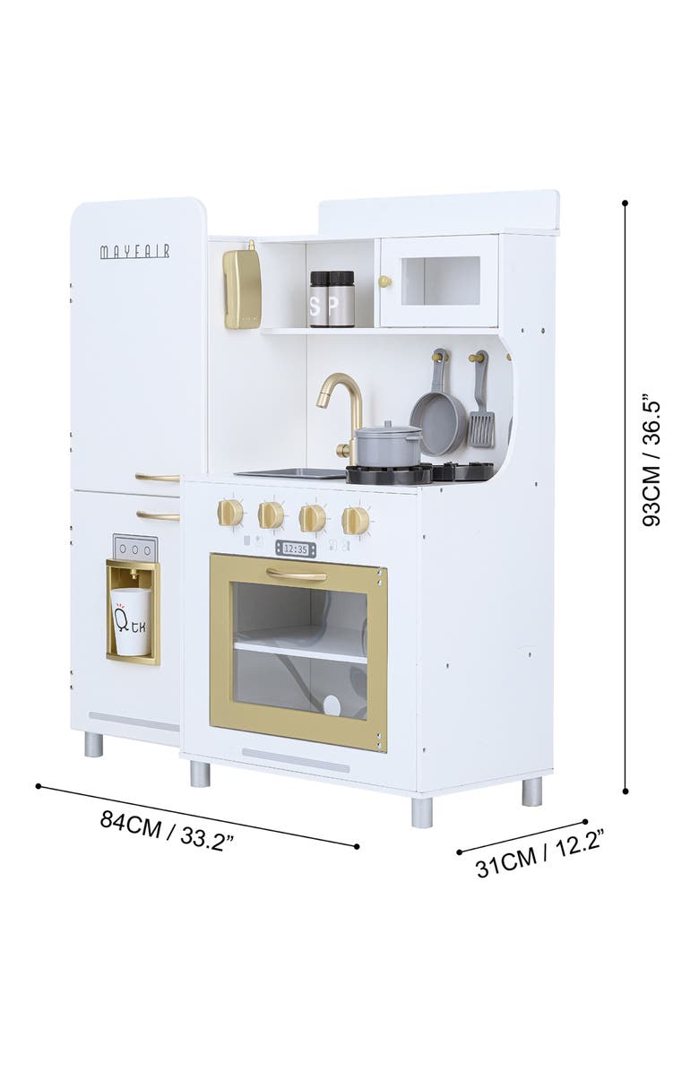 Teamson Kids Little Chef Mayfair Classic Kitchen Playset, Alternate, color, White