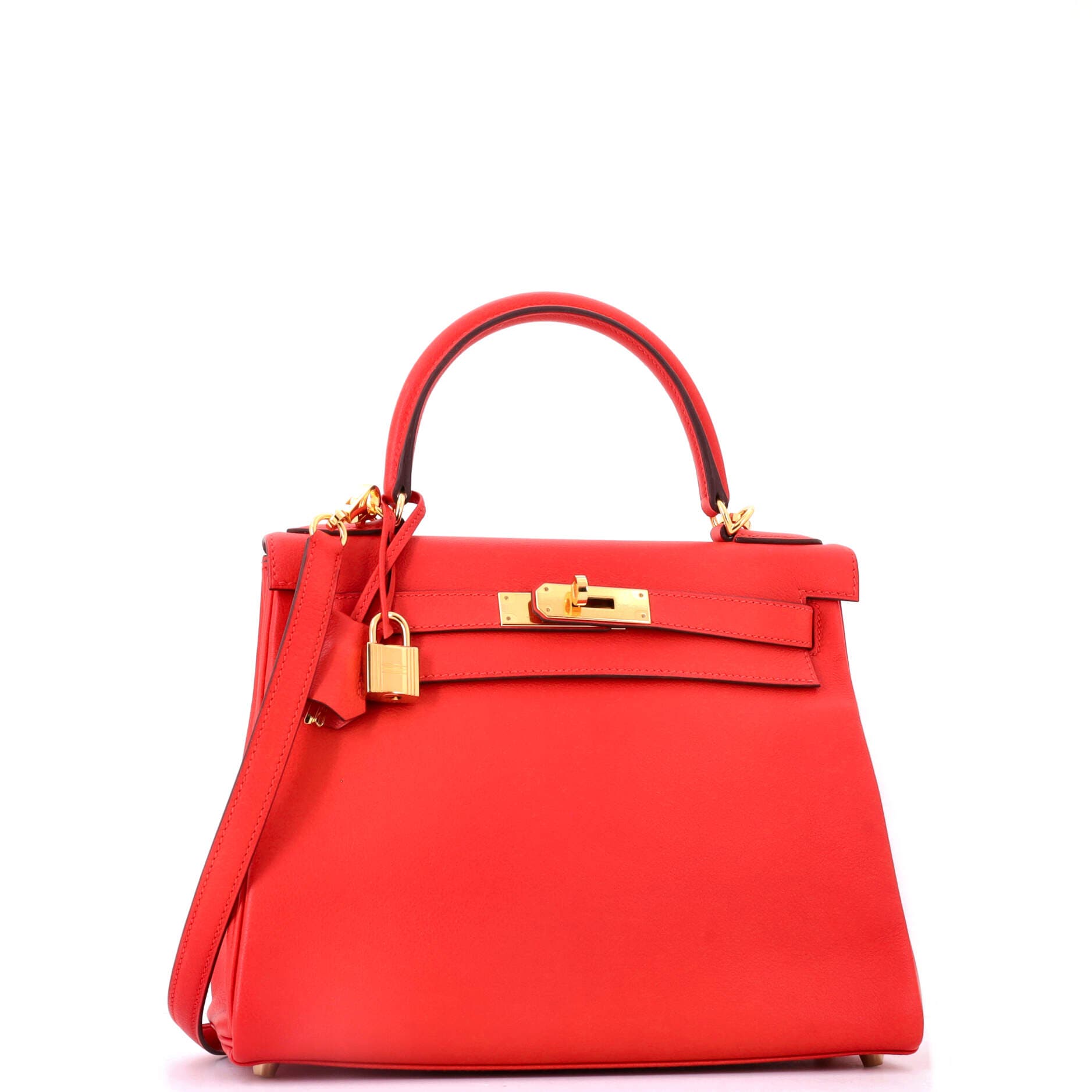 Kelly Handbag Red Evercolor with Gold Hardware 28, Alternate, color, Red