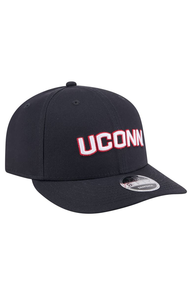 New Era Men's New Era Navy UConn Huskies Low Profile 9FIFTY Snapback Hat, Alternate, color, 