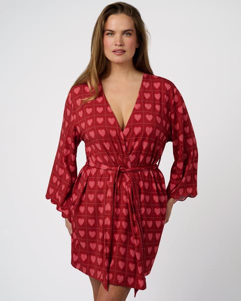 Scallop Sleeve Robe