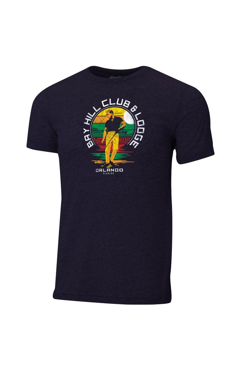 AHEAD Men's Ahead Navy Arnold Palmer Invitational Bay Hill Club & Lodge Tri-Blend T-Shirt, Alternate, color, 