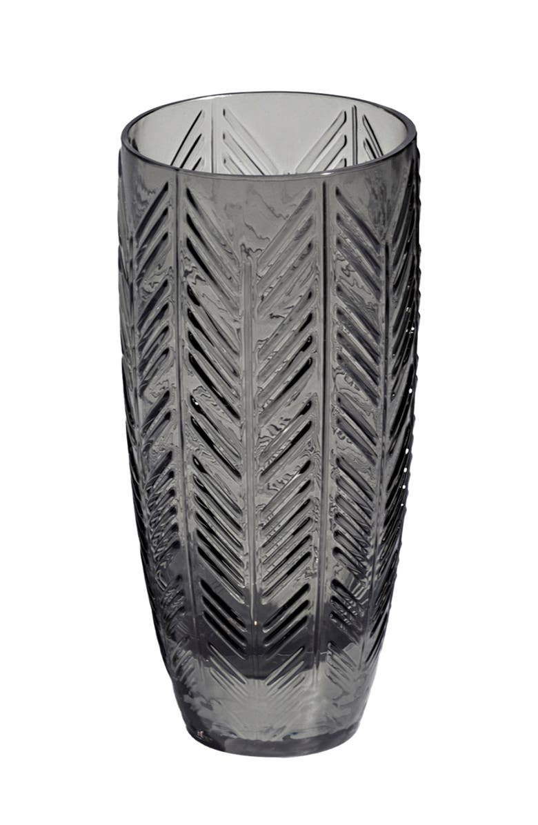 Missoni Home Tableware Champagne Glasses ZIG ZAG Set of 6 Grey 11 oz, diam. 2.5", H 5.5", Main, color, Grey