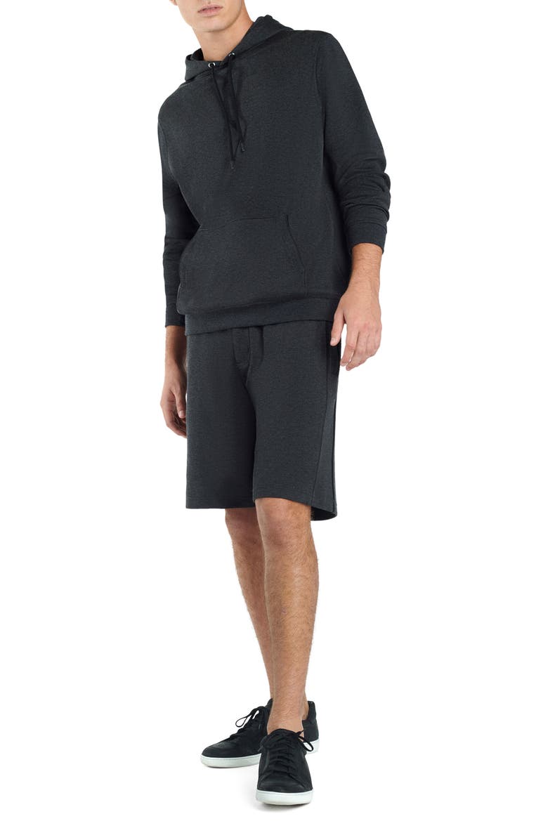 Bugatchi Comfort Stretch Cotton Hoodie, Alternate, color, 