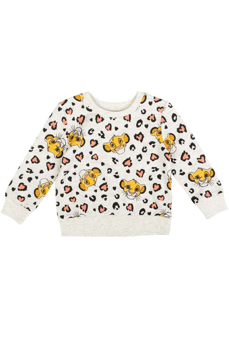 Pixar Pullover Sweatshirt, Main, color, Oatmeal Simba