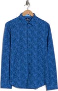 Brooklyn Brigade Abstract Circle Diamond Button-Up Shirt