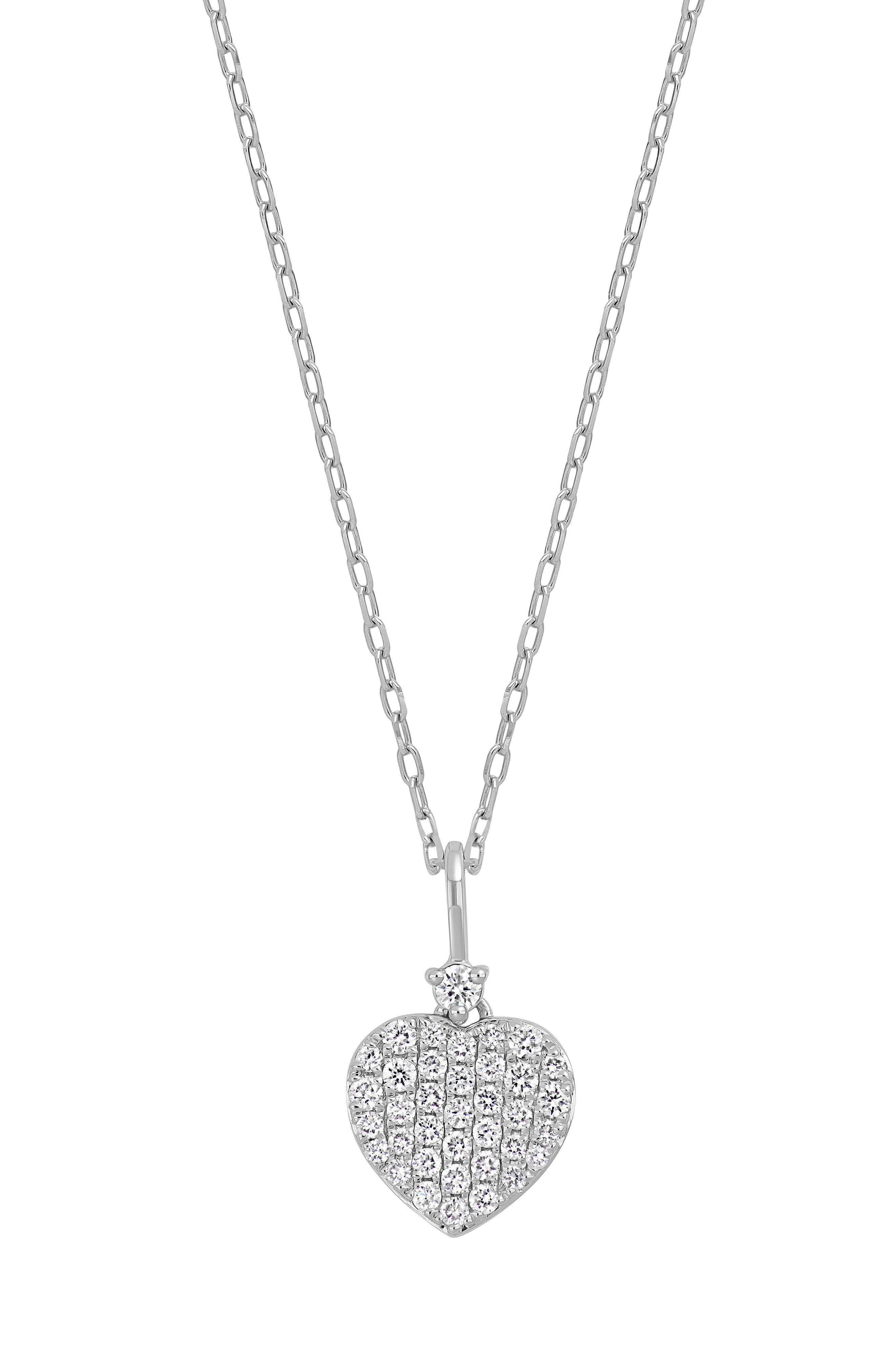 Bony Levy Diamond Heart Pendant Necklace