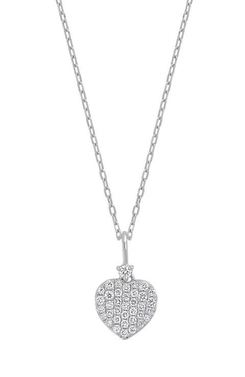 Diamond Heart Pendant Necklace