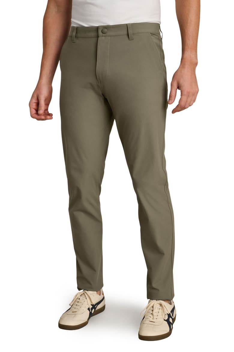 Commuter Slim Fit Pants, Main, color, SMOKEY OLIVE